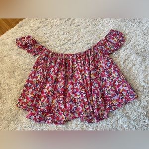 AQUA Off the shoulder top size L